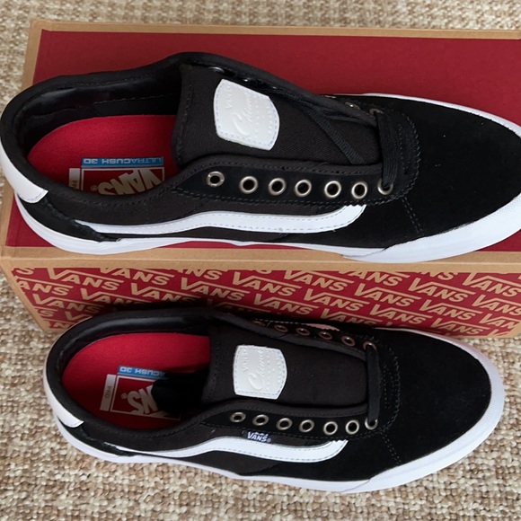 Vans CHIMA Pro 2 Suede/Canvas Black/White WMNS - Picture 4 of 16